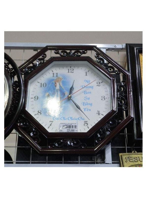 8. Đồng hồ treo tường hình bát giác (44*44)cm V400