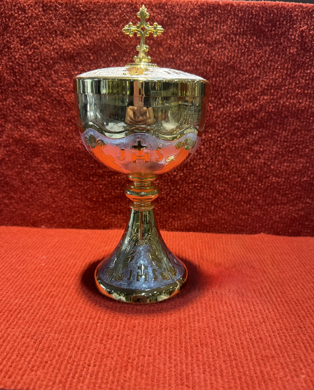 1003*. Bình đựng bánh hoa tây (11*23)cm