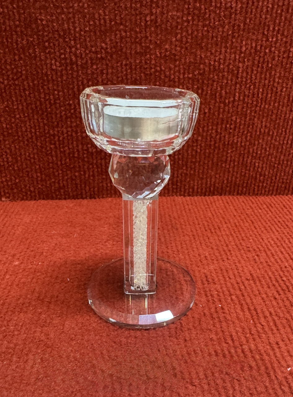 366. Chân nến thủy tinh BM 19124 (9*6)cm