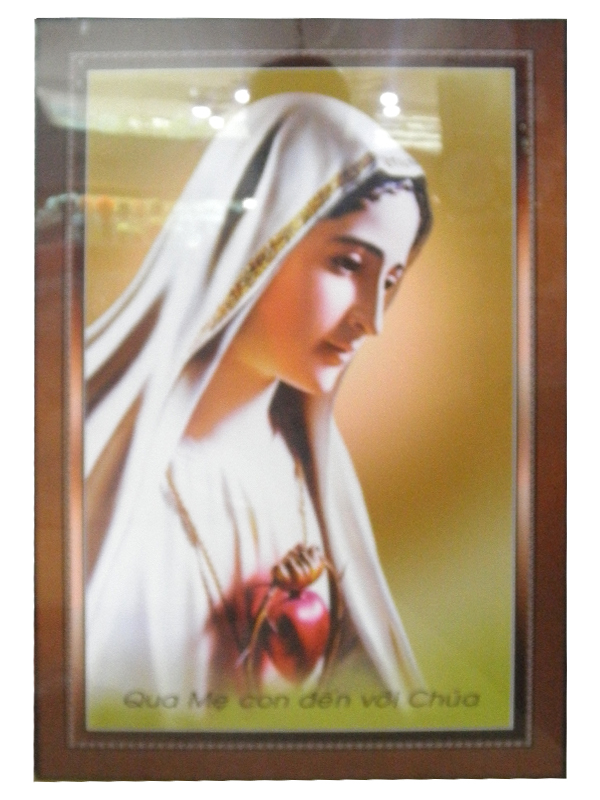 124. AB cd. Đức Mẹ Fatima (40*60)cm