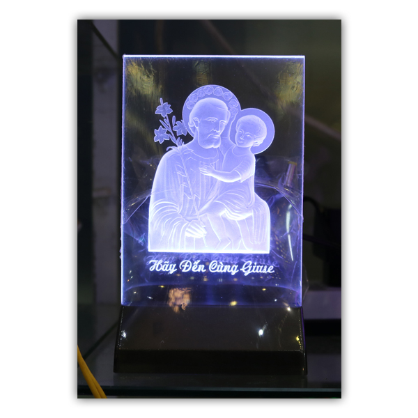 33. Ảnh điện mica Th. Giuse (10*15)cm