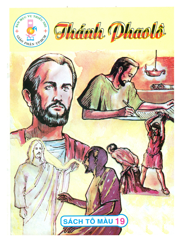 296. Sách tô màu 19: Thánh Phaolô