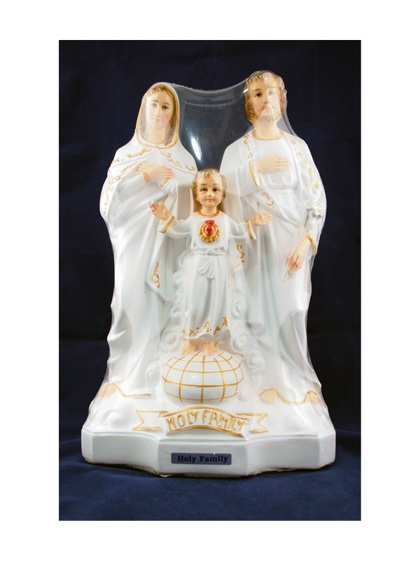 53. T. gia 40cm (polymer trắng viền vàng)