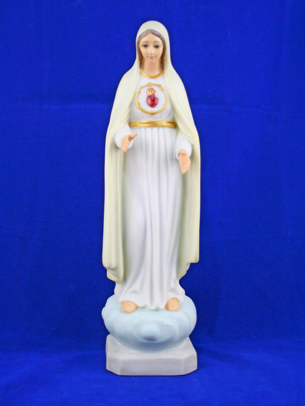 142. Đức Mẹ Fatima 140cm (polymer) 524C