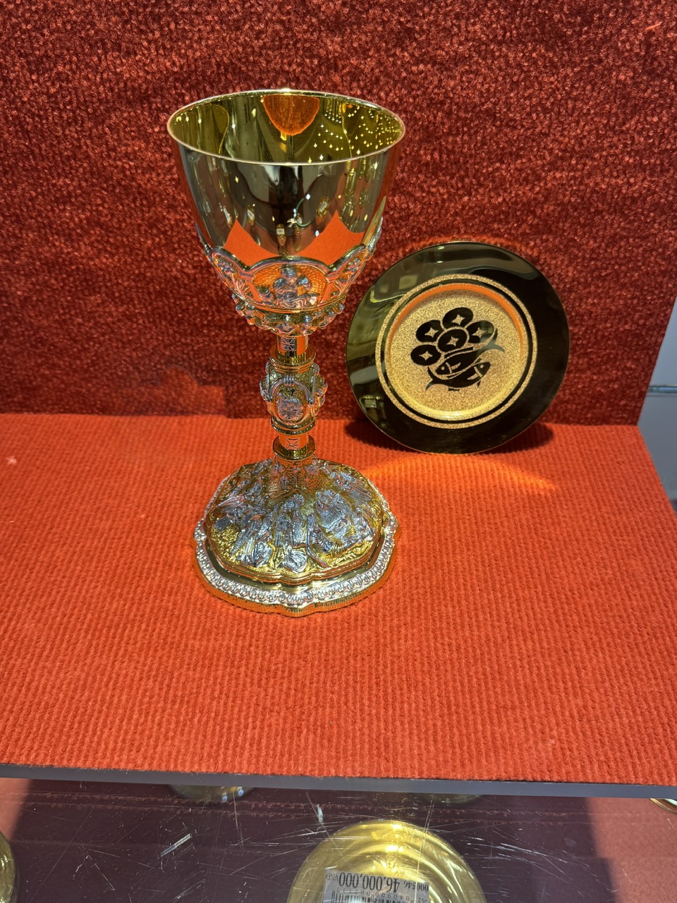 1. Bộ clễ 18cm trong xv, ngoài xk (bông lúa + chùm nho)