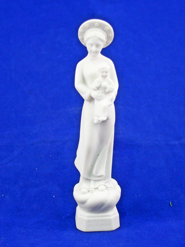 28. Đức Mẹ Lavang 10cm (polymer trắng) 603A