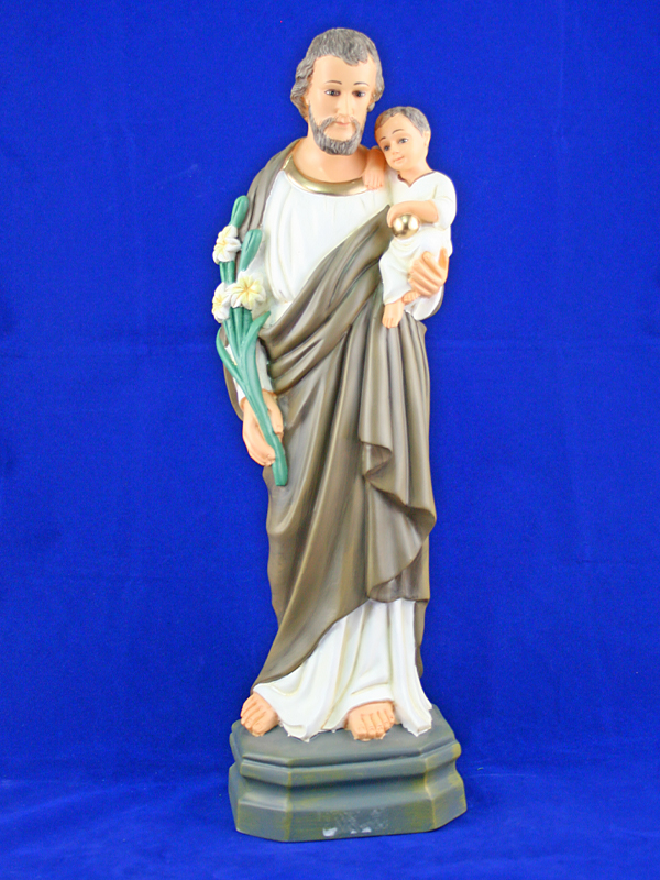10. Th. Giuse bế Chúa 50cm (polymer) 521C *