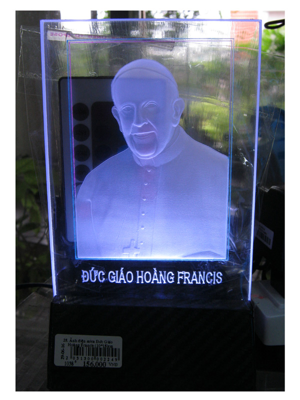 25. Ảnh điện mica Đức Giáo Hoàng Francis (10*15)cm