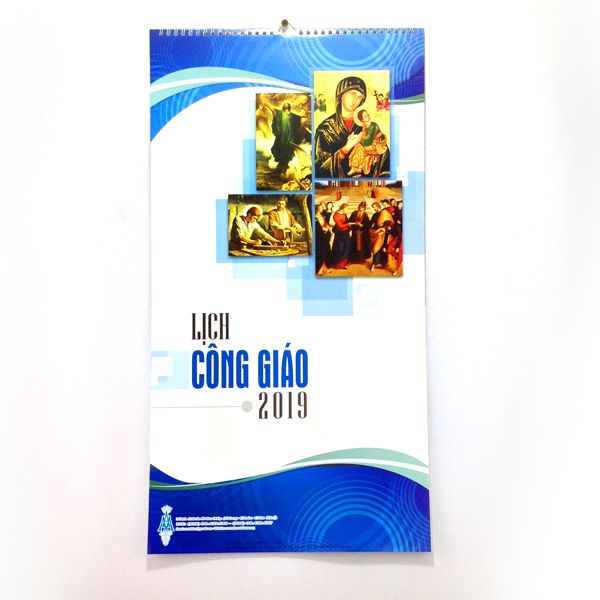 301. Lịch treo 7 tờ 2024 (32*62)cm 30 cuốn/cây