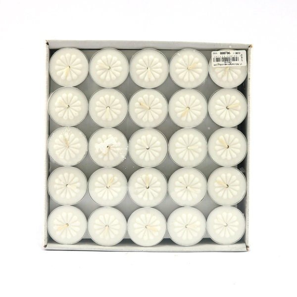 17. Nến tealight màu trắng (100 viên/ vỉ)