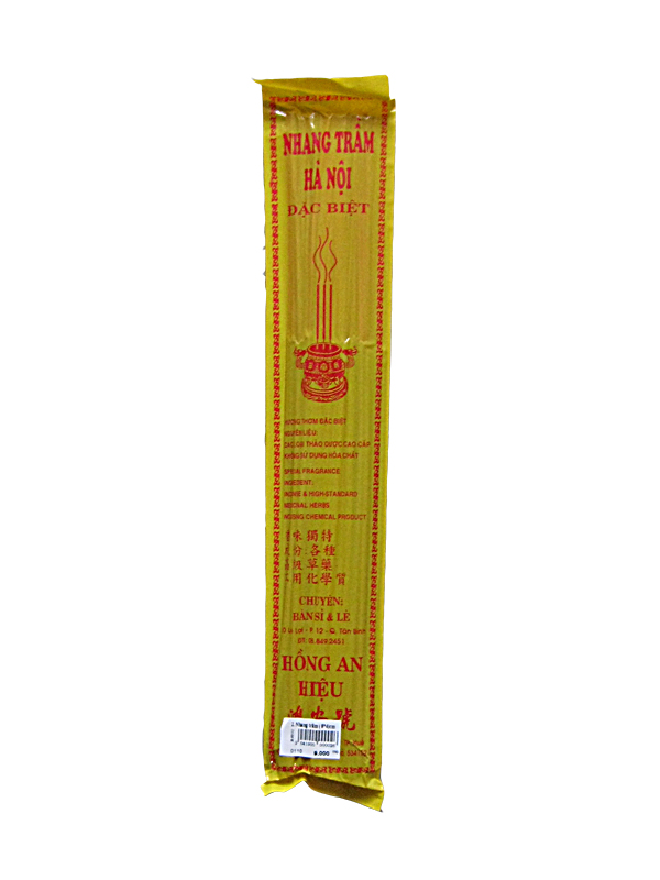 2. Nhang trầm cây (4*8)cm (100cây/ bó) (mùi trầm bắc Hà Nội)