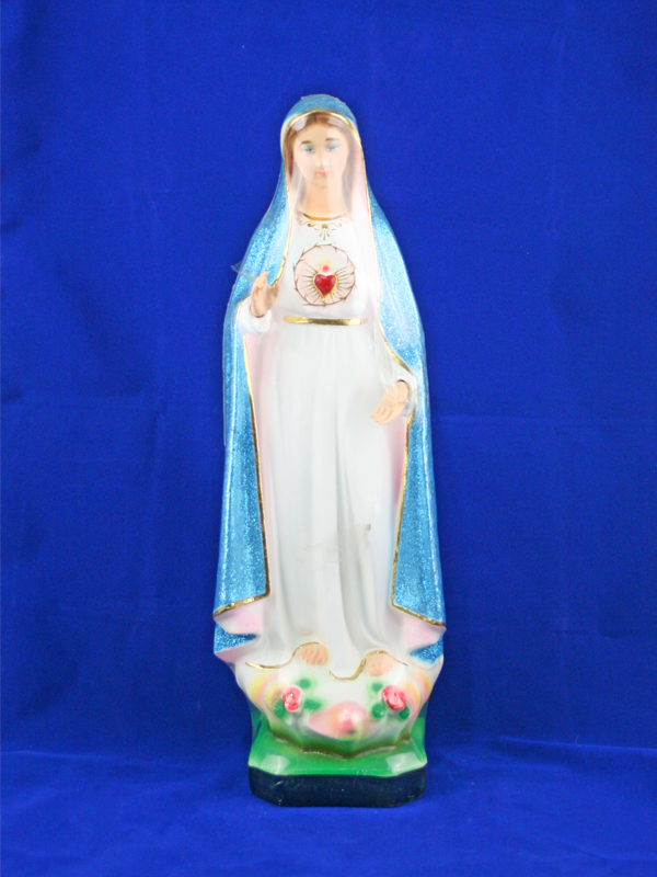 42. Đức Mẹ Fatima 50cm (polymer + k.tuyến)