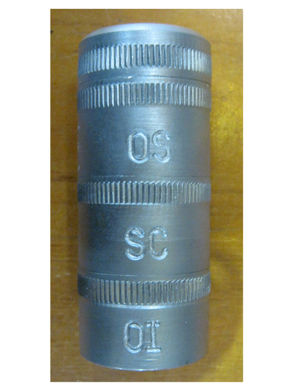 1. Hộp dầu 3 ngăn nhôm (2.7*6.5)cm