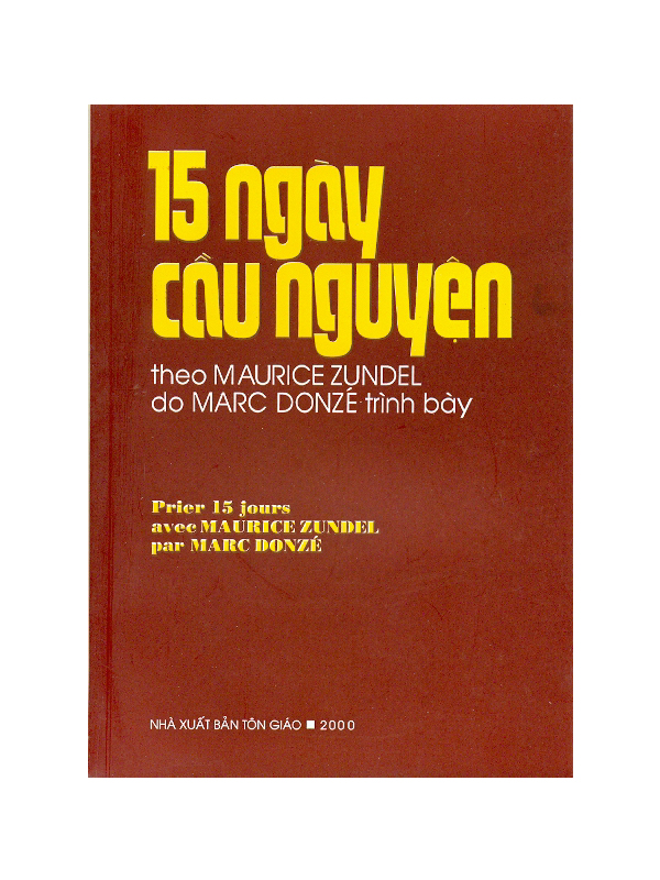 3. 15 ngày cầu nguyện *